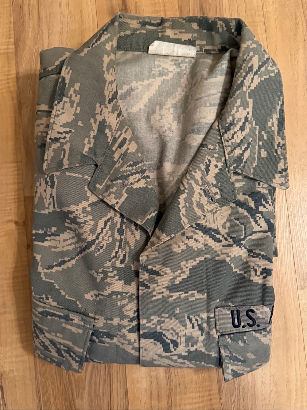 US Air Force Utility Coat Mens 40 XLong ABU Camouflage Field Jacket - Picture 10 of 10